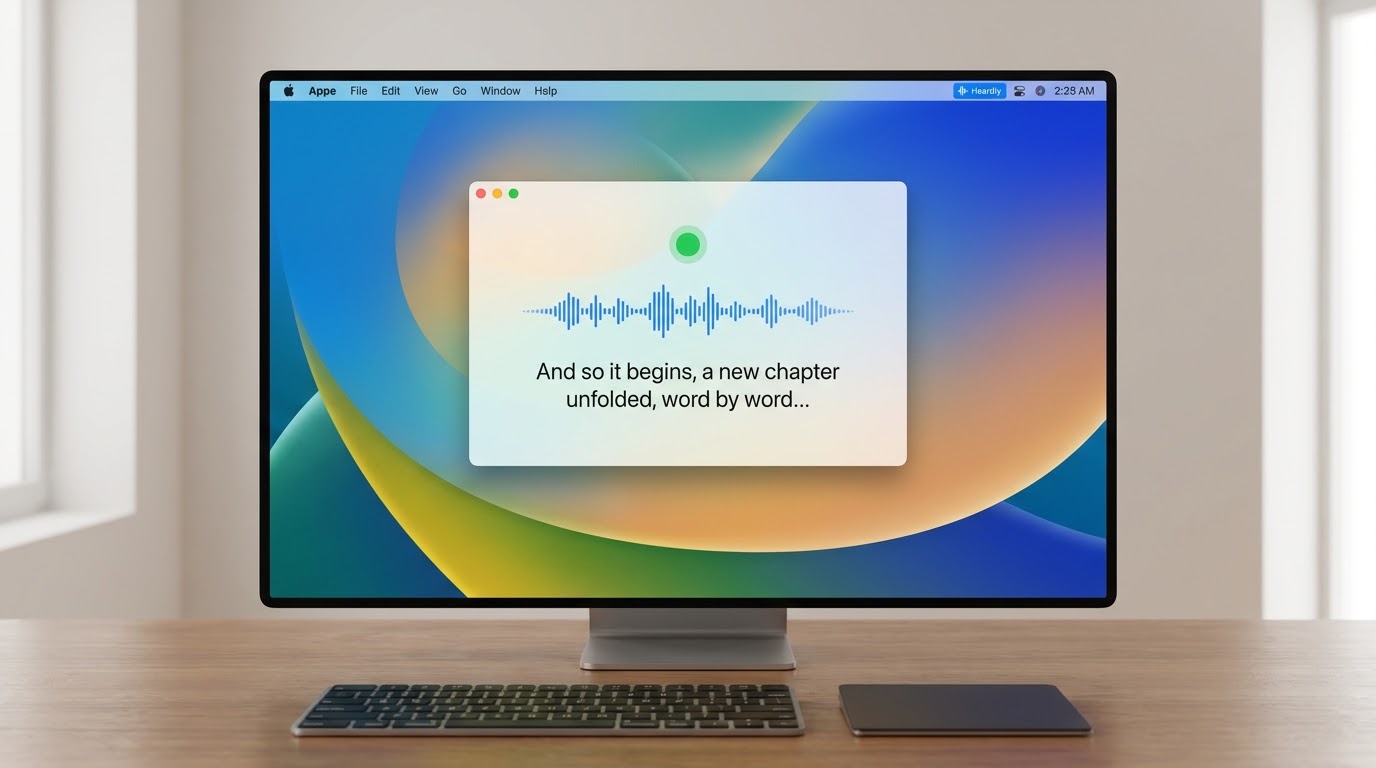 Heardly on a Mac